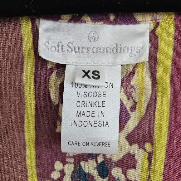 Soft Surroundings Multicolor Boho Cardigan Women's Top, Size XS (Oversize) - Picture 3 of 8